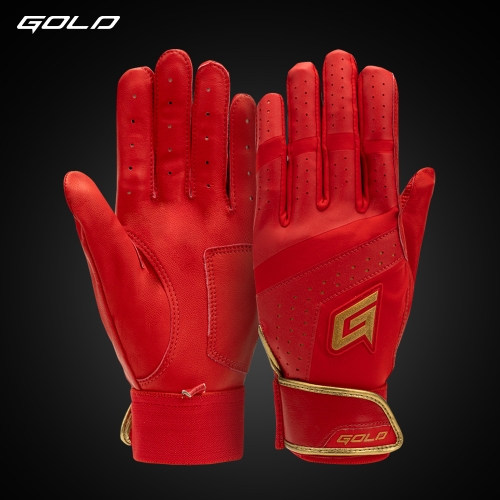골드 로얄 배팅장갑 레드