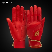 골드 로얄 배팅장갑 레드