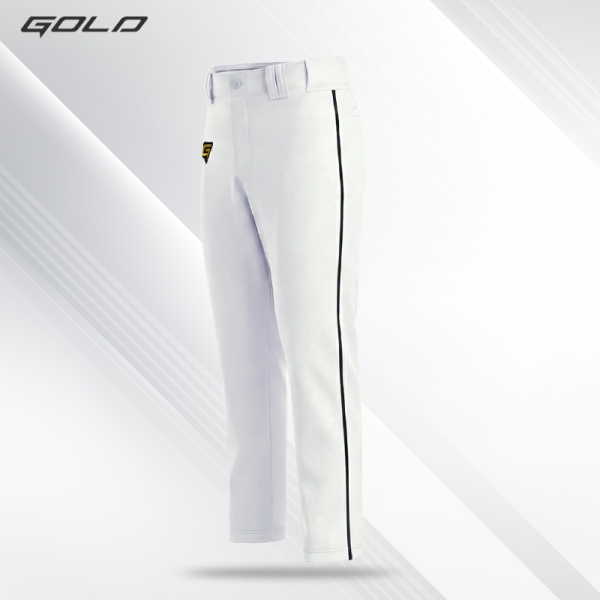 골드 야구바지 일반 블랙