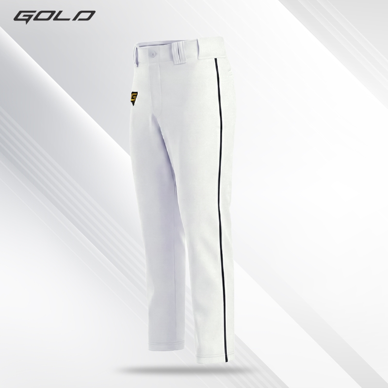 골드 야구바지 일반 블랙