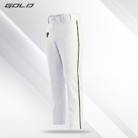 골드 야구바지 일반 블랙