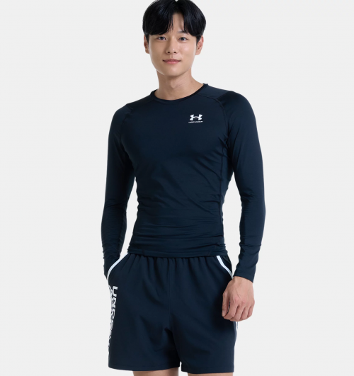 언더아머 아머 컴프레션 남성 긴팔티셔츠