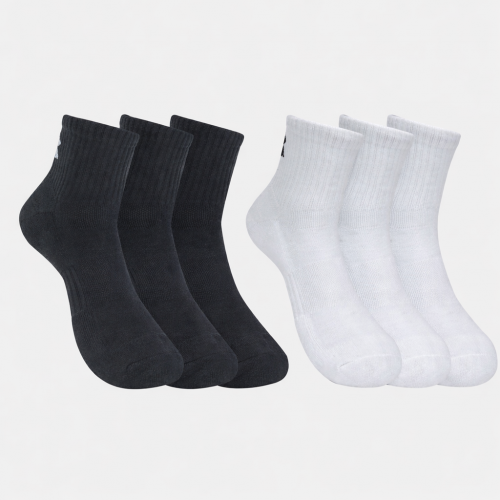 언더아머 유니섹스 트레이닝 코튼 쿼터 삭스 3PACK